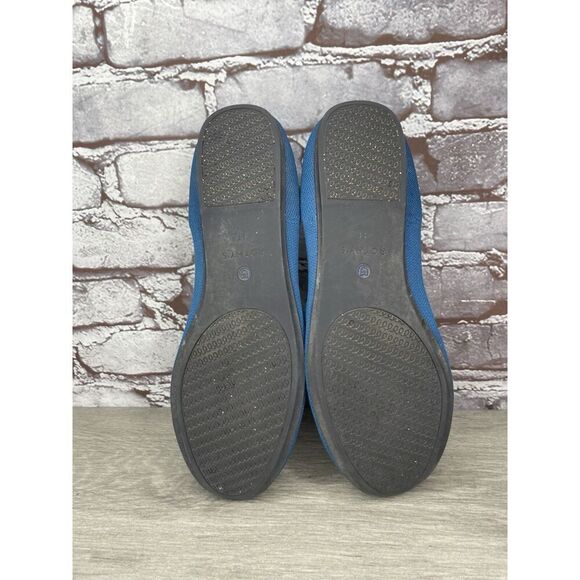 Rothy's The Square Pacific Blue Knit Fabric Ballet Flats Women Sz 11M US/42EU - Picture 8 of 16